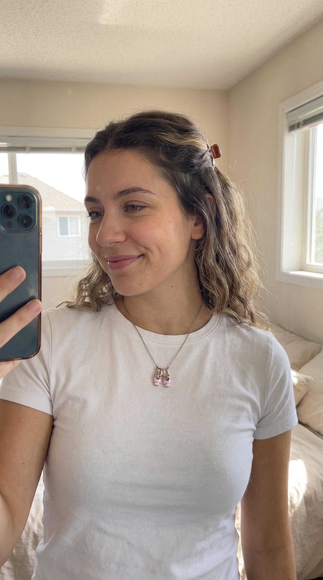 Molly K. wearing the Cinderella Pink Ballet Silver